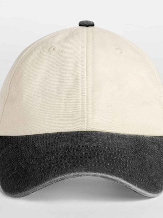 Beechfield Contrast Peak Low Profile Vintage Cap