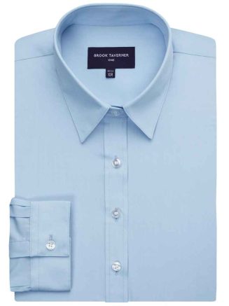 Brook Taverner Ladies Selene Long Sleeve Poplin Shirt